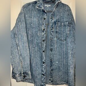 Sparkle denim jacket from buckle